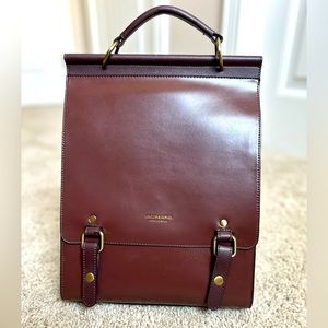 NWOT Leather Backpack Purse